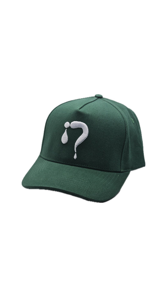 Forest Green Cap with White Logo