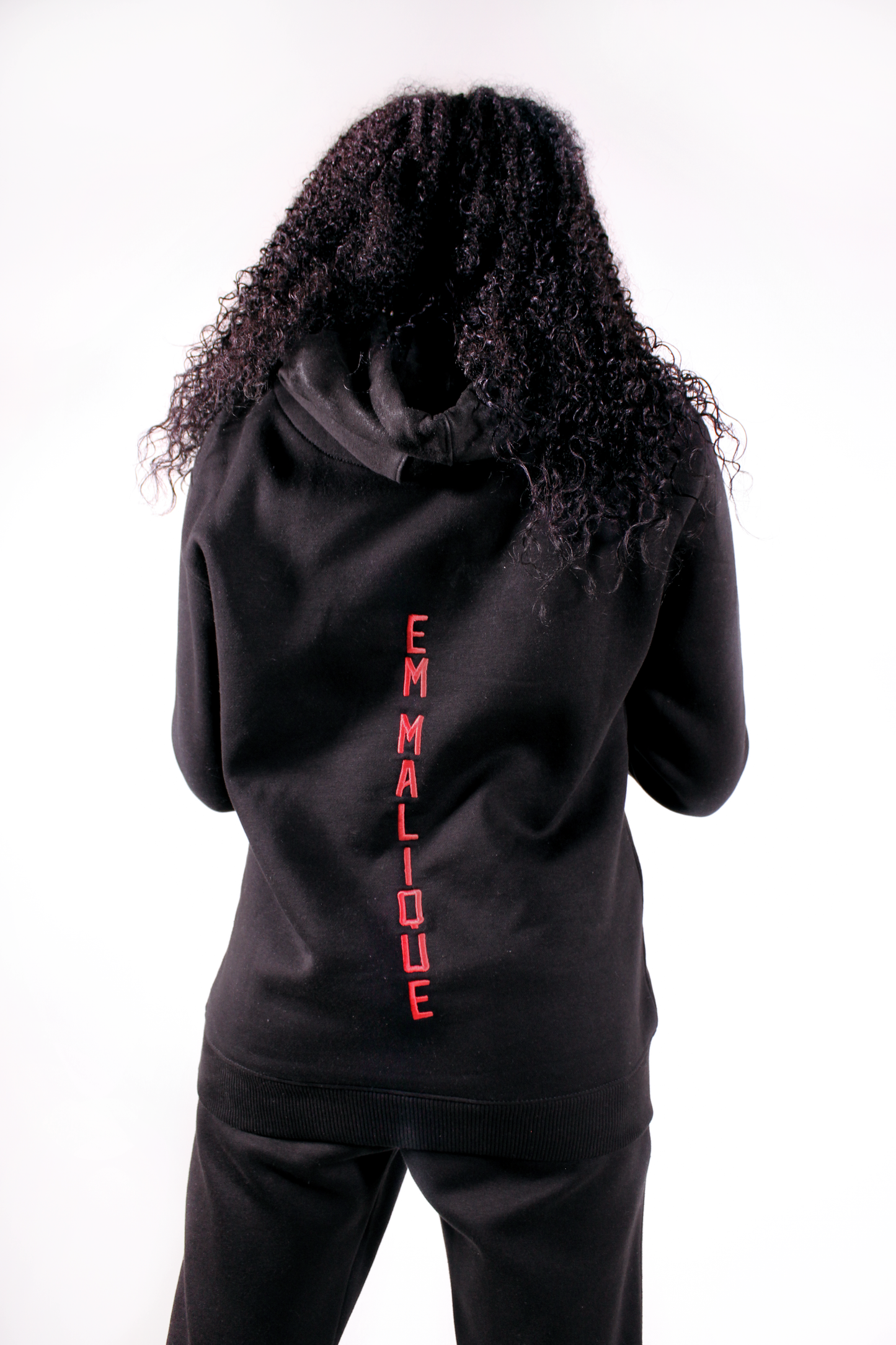 Black with Red Logo Hoodie - Limited Edition
