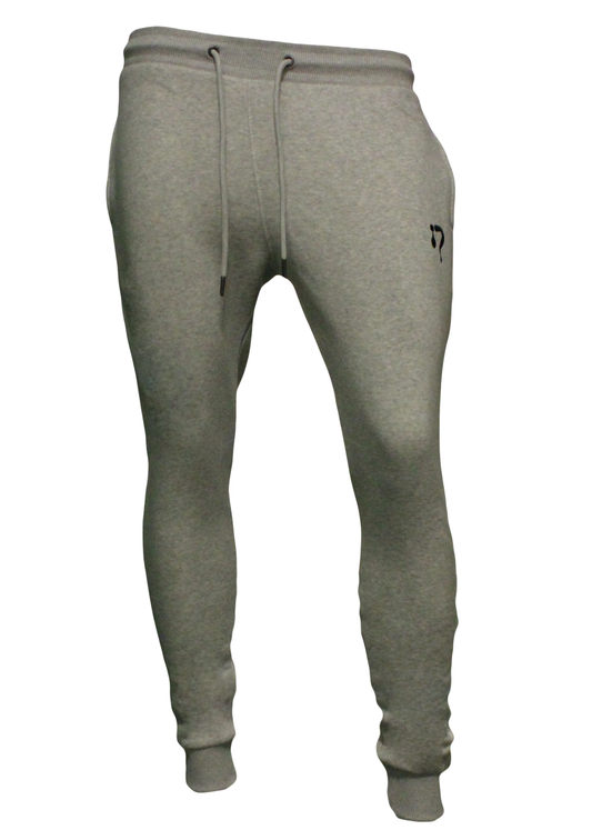 Grey with Black Joggers