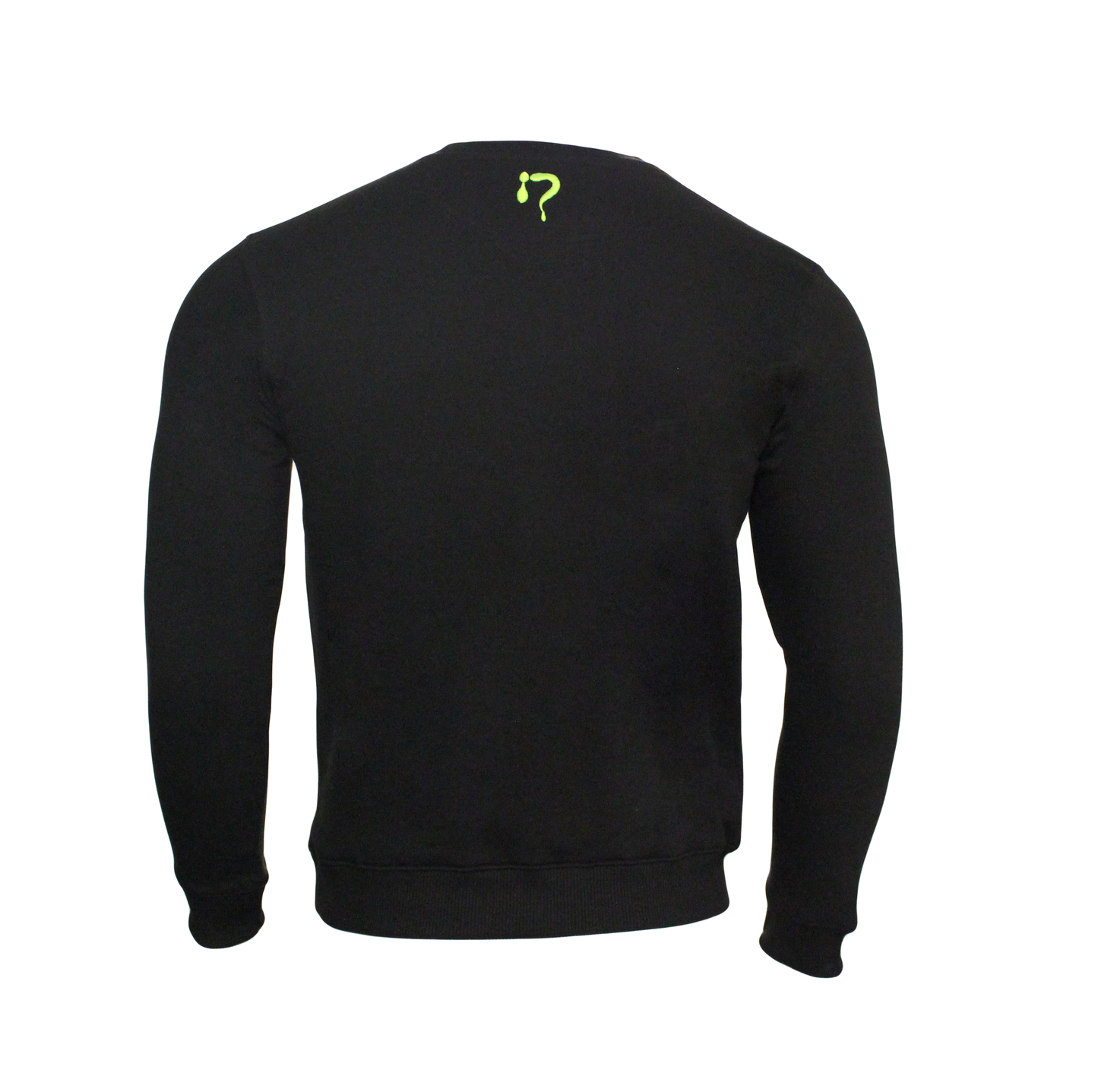 Black with Neon Green Sweatshirt
