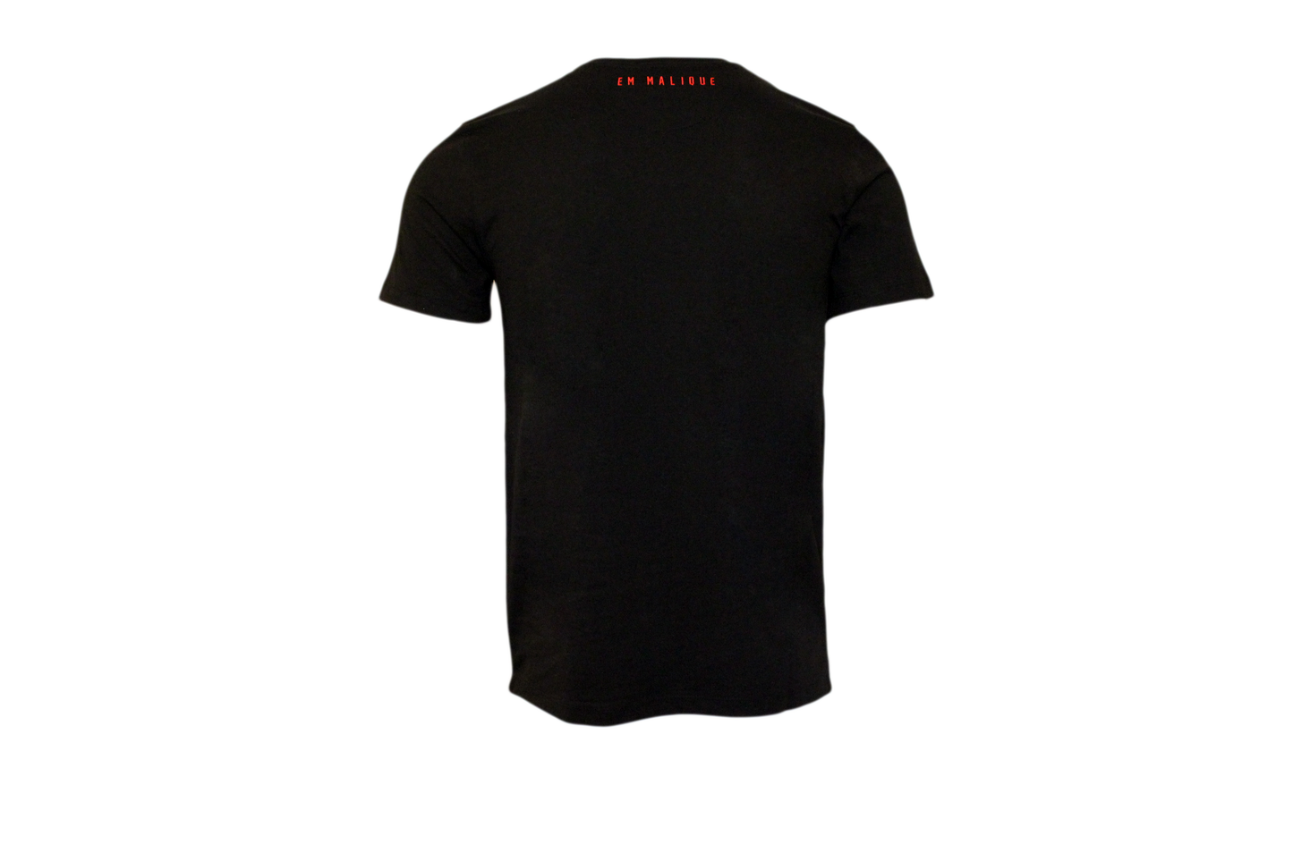 Black with Red Logo T Shirt