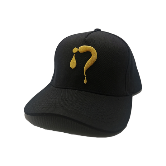 Black with Yellow Logo Cap