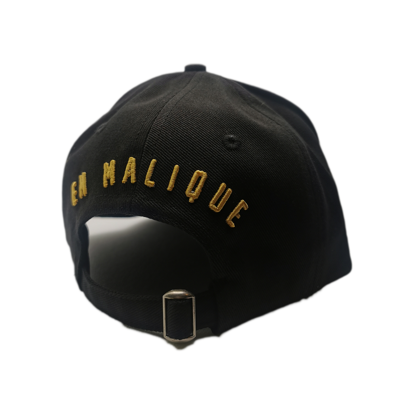 Black with Yellow Logo Cap