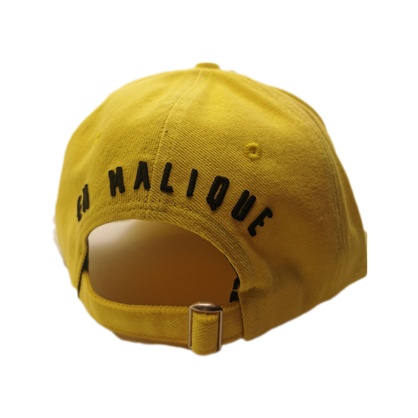 Yellow with Black Logo Cap