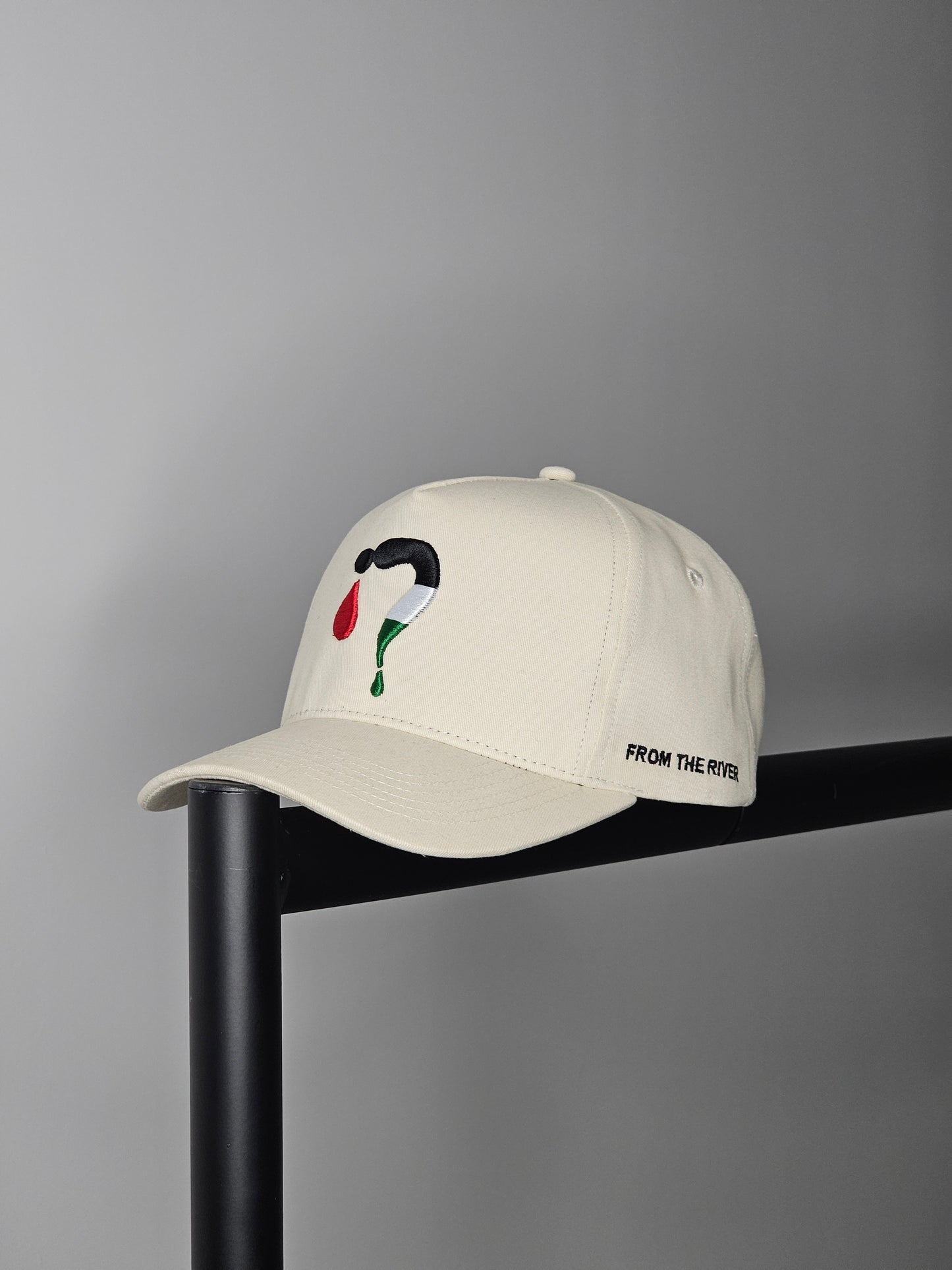 Beige Cap with Palestine Logo