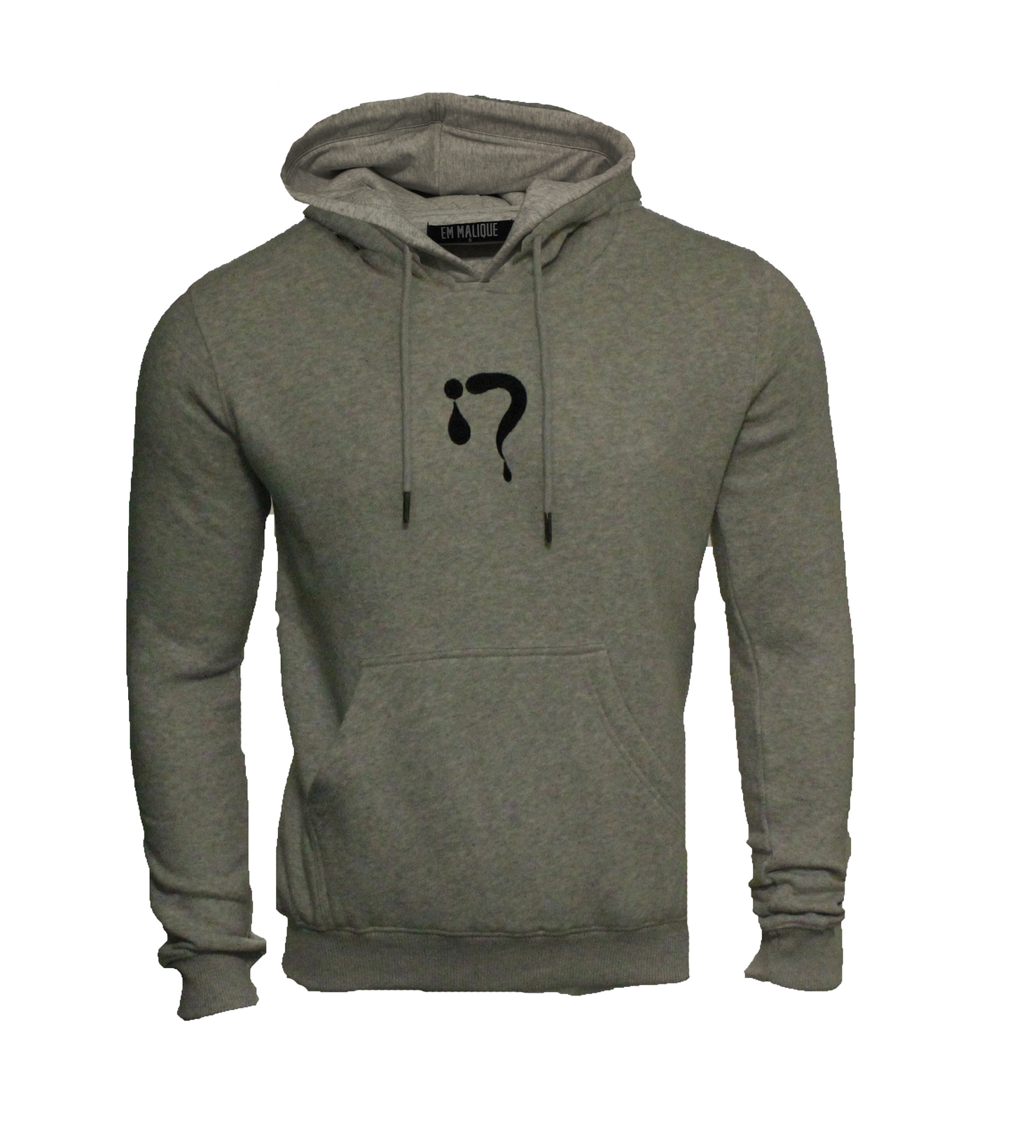 Grey with Black Hoodie