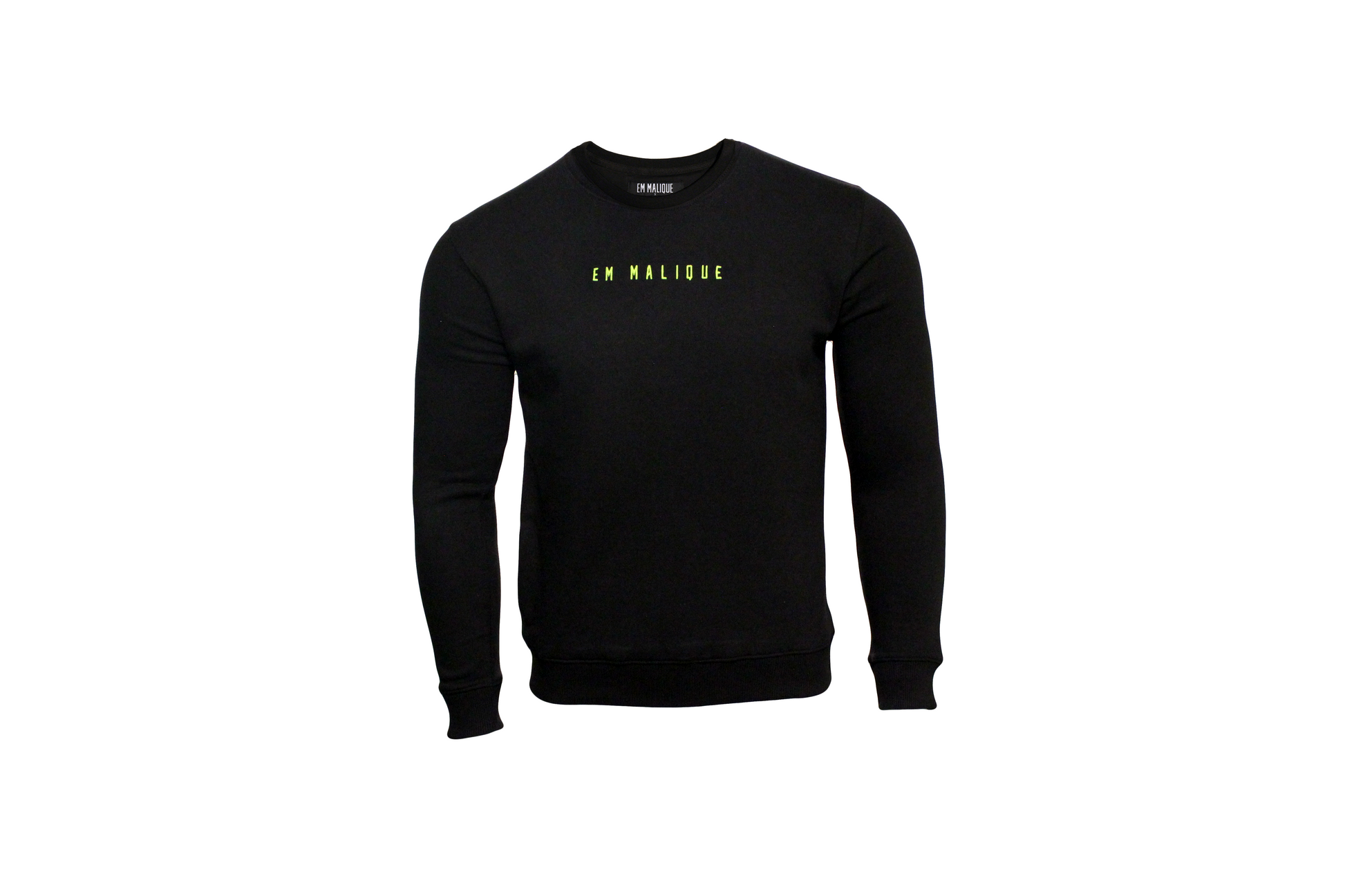 Black and outlet neon green sweatshirt