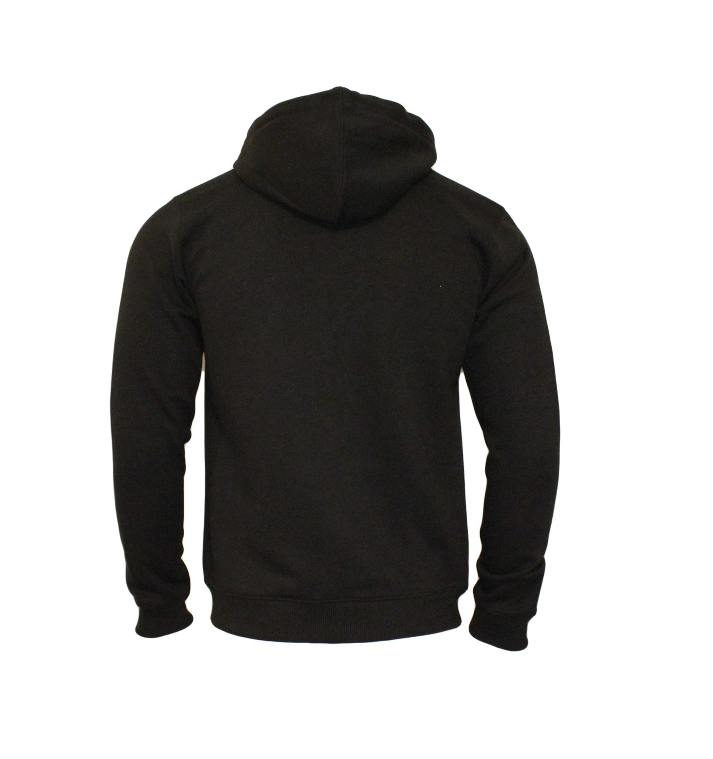 Black with Red Zipper Hoodie